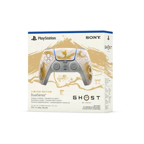 Dualsense Wireless Controller - Ghost of Yotei Gold Limited Edition Bundle
