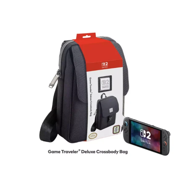 Nintendo Switch 2 Licensed Vertical Crossbody Bag (Black)