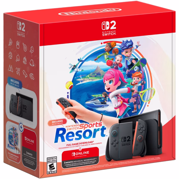 Nintendo Switch 2 Console + Nintendo Switch Sports Resort + 3 Months NSO